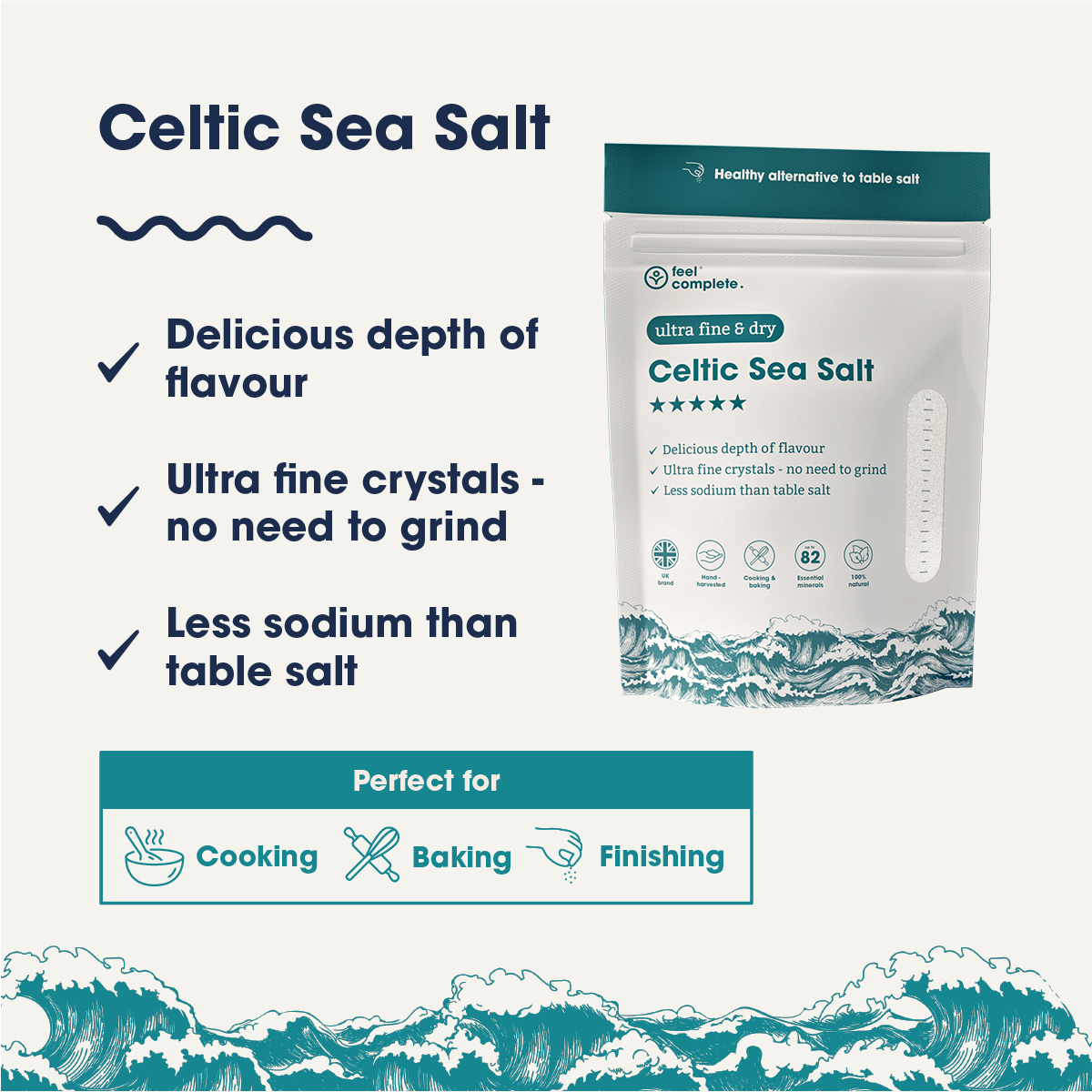 Celtic Sea Salt (ULTRA Fine & Dry)