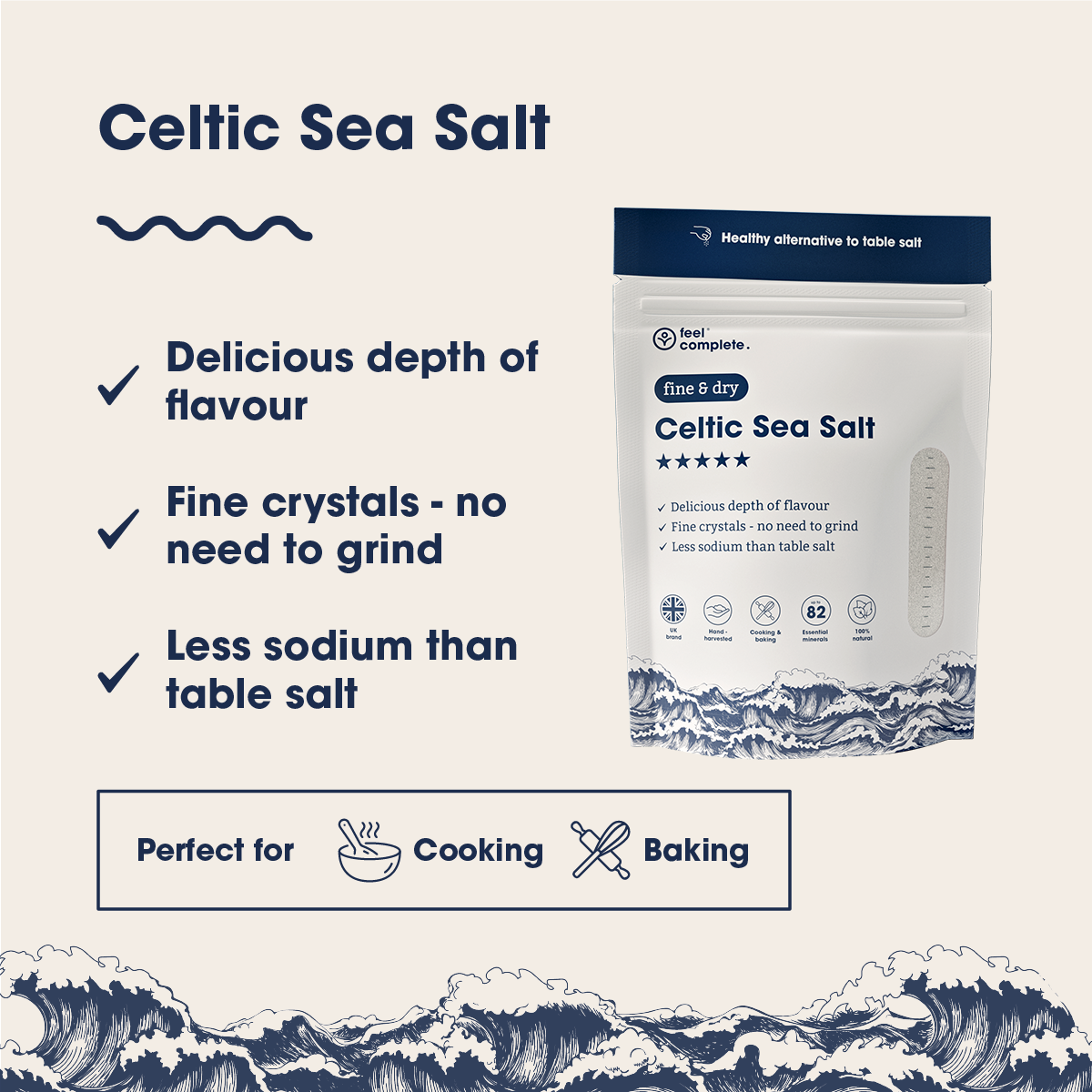 Celtic Sea Salt (Fine & Dry)