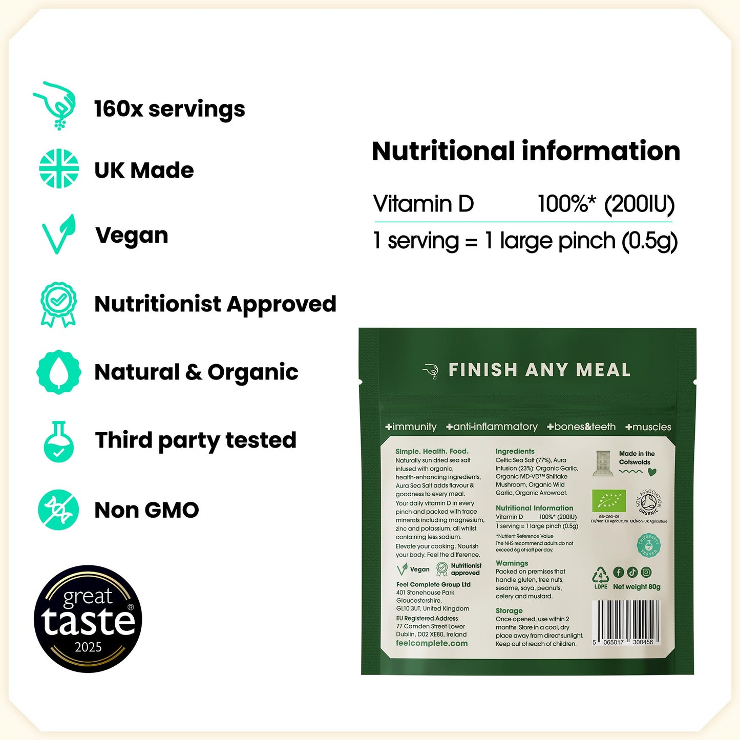 Aura Sea Salt - Organic