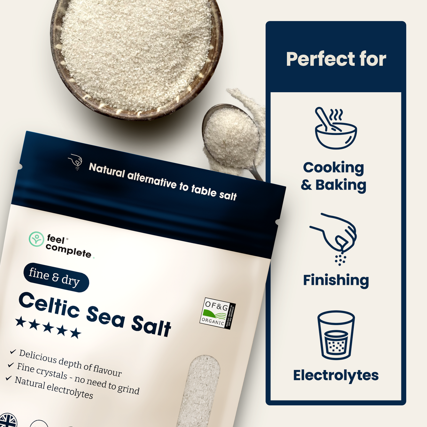 Celtic Sea Salt (Fine & Dry)